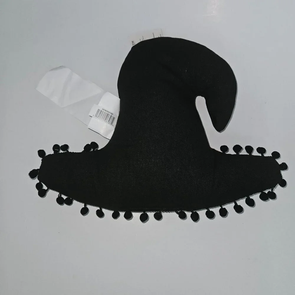 2 Witch Hats Halloween Decorative Pillow Plush Throw Party Decor NEVER USED